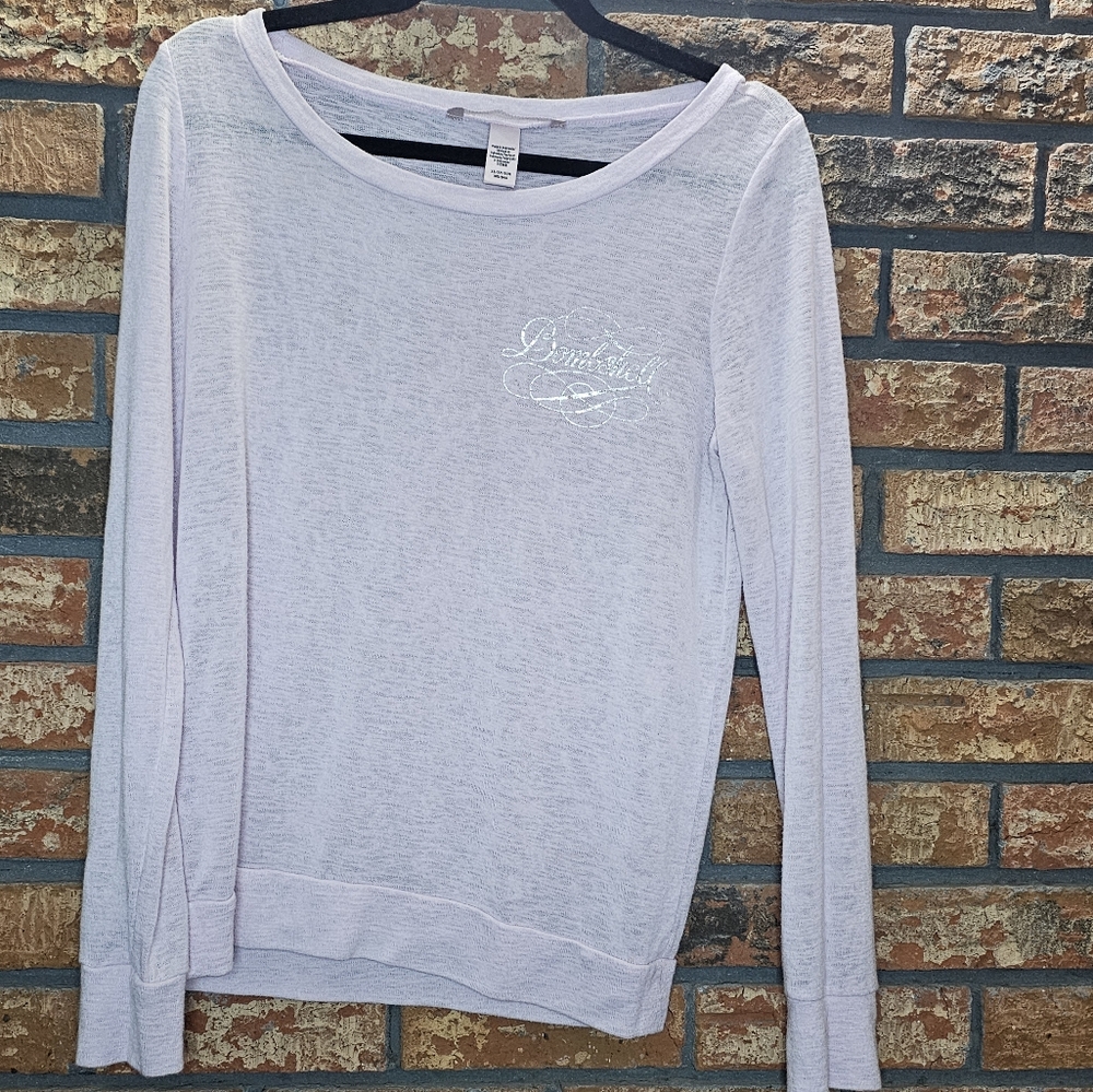 Victoria's Secret Bombshell Light Pink Long Sleeve Top
